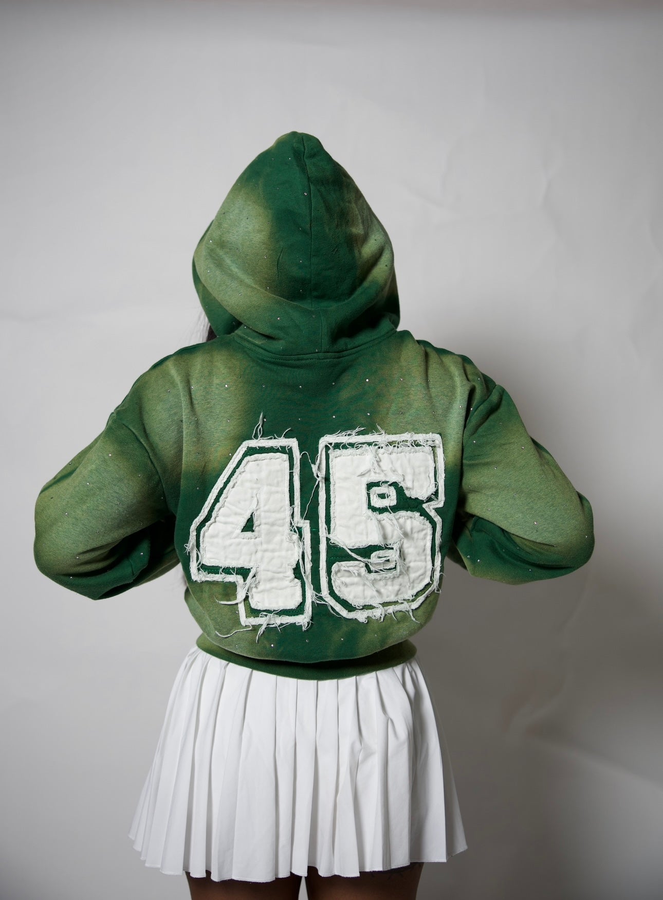 45ERS GREEN ZIP UP