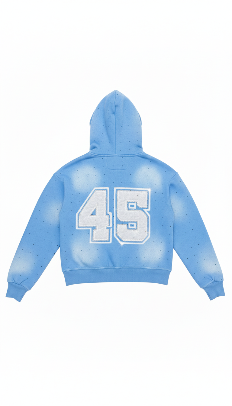 45ERS BLUE ZIP UP