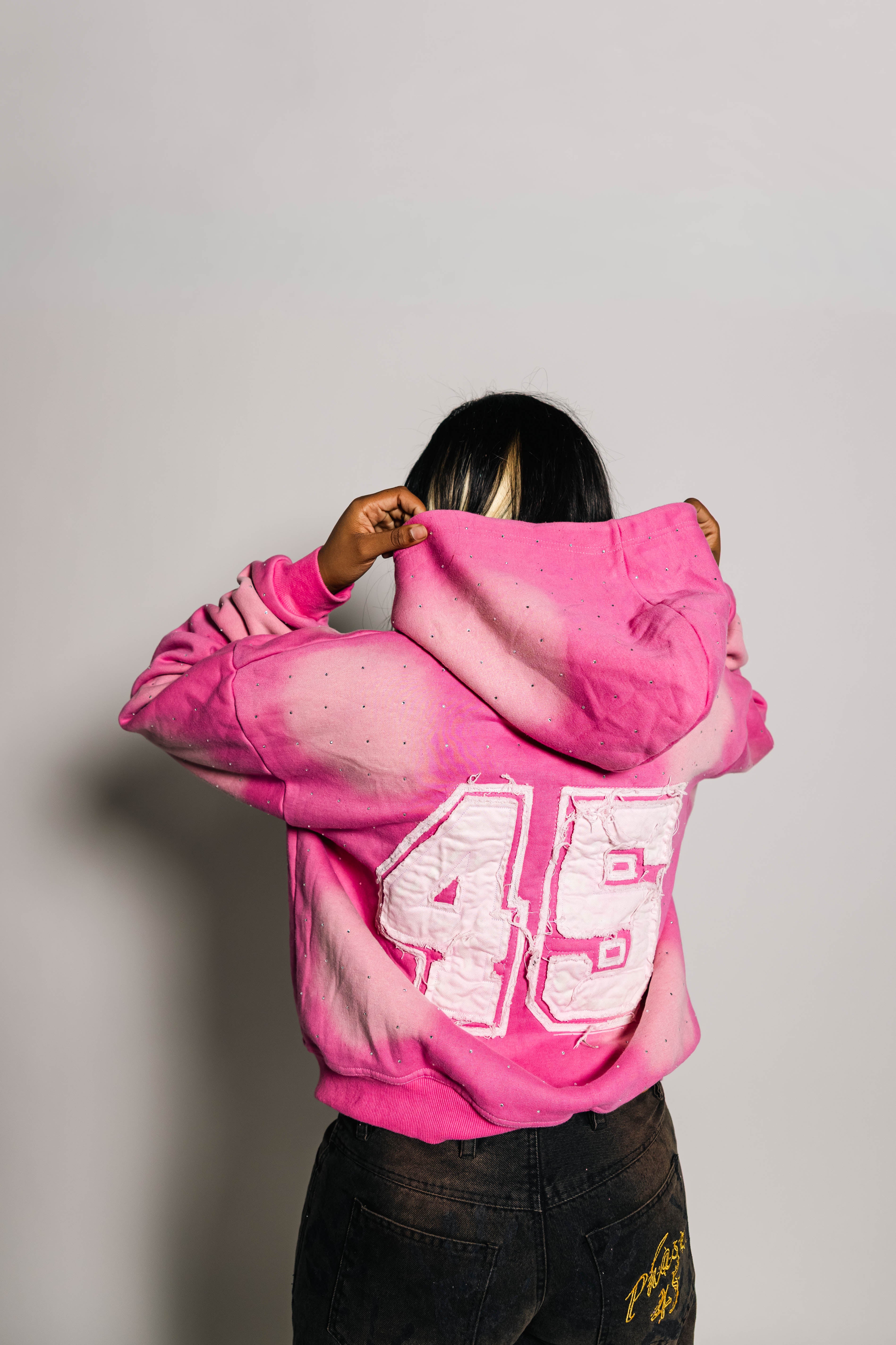 45ERS PINK ZIP UP